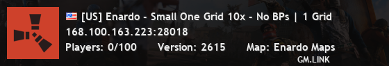 [US] Enardo - Small One Grid 10x - No BPs | 1 Grid