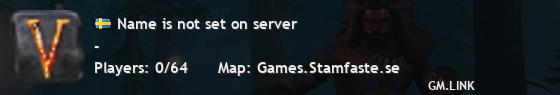Name is not set on server