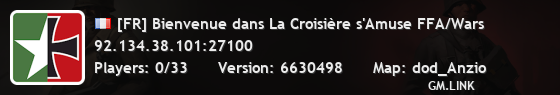 [FR] Bienvenue dans La Croisière s'Amuse FFA/Wars