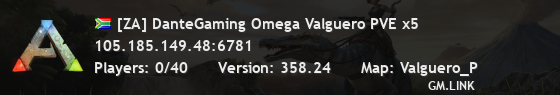 [ZA] DanteGaming Omega Valguero PVE x5