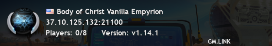 Body of Christ Vanilla Empyrion