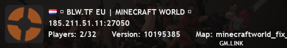 █ BLW.TF EU | MINECRAFT WORLD █
