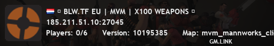 █ BLW.TF EU | MVM | X100 WEAPONS █