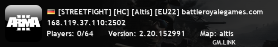 [STREETFIGHT] [HC] [Altis] [EU22] battleroyalegames.com