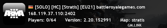 [SOLO] [HC] [Stratis] [EU21] battleroyalegames.com