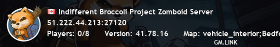 Indifferent Broccoli Project Zomboid Server