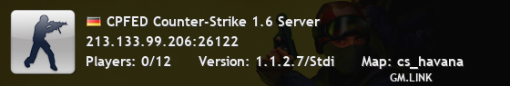 CPFED Counter-Strike 1.6 Server