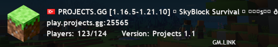 PROJECTS.GG [1.16.5-1.21.10] ⛏ ᴘʀᴏsᴍᴘ sᴜɴᴜᴄᴜsᴜ 13 KASIM 15.00-