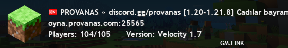 PROVANAS » discord.gg/provanas [1.20-1.21.8] Survival Vadi Sıfırlandı!