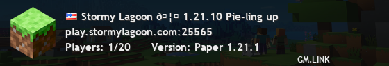 Stormy Lagoon 🦃 1.21.10 Mashed taters & miners