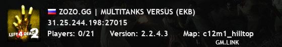 ZOZO.GG | MULTITANKS VERSUS (EKB)