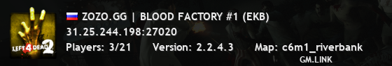 ZOZO.GG | BLOOD FACTORY #1 (EKB)