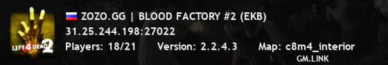 ZOZO.GG | BLOOD FACTORY #2 (EKB)