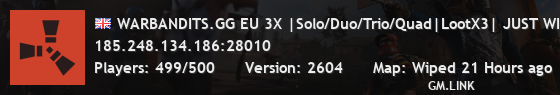 WARBANDITS.GG EU 3X |Solo/Duo/Trio/Quad|LootX3| JUST WIPED
