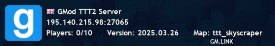 GMod TTT2 Server
