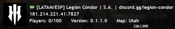[LATAM/ESP] Legión Cóndor | S.A. | discord.gg/legion-condor