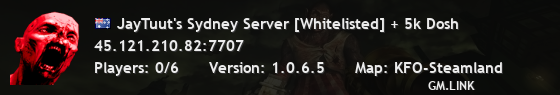 JayTuut's Sydney Server [Whitelisted] + 5k Dosh