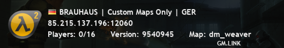 BRAUHAUS | Custom Maps Only | GER