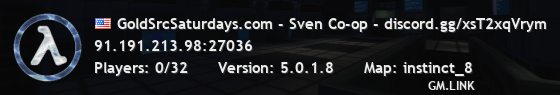 GoldSrcSaturdays.com - Sven Co-op - discord.gg/xsT2xqVrym