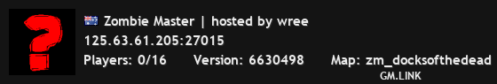 Zombie Master | hosted by wree