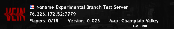 Noname Experimental Branch Test Server
