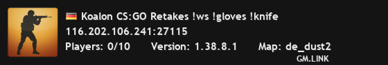 Koalon CS:GO Retakes !ws !gloves !knife