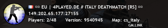 ❱❱ EU | 4PLAYED.DE # ITALY DEATHMATCH [RS] ❰❰
