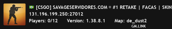 [CSGO] SAVAGESERVIDORES.COM ➔ #1 RETAKE | FACAS | SKINS | LUV