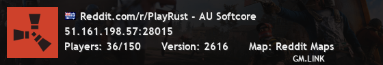 Reddit.com/r/PlayRust - AU Softcore