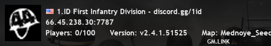 1.ID First Infantry Division - discord.gg/1id