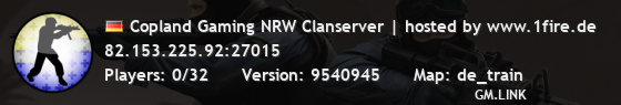 Copland Gaming NRW Clanserver | hosted by www.1fire.de
