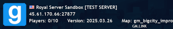 Royal Server Sandbox [TEST SERVER]