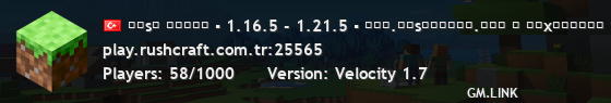 ʀᴜsʜ ᴄʀᴀғᴛ ▪ 1.16.5 - 1.21.5 ▪ ᴡᴡᴡ.ʀᴜsʜᴄʀᴀғᴛ.ɴᴇᴛ ★ ʙᴏxᴍɪɴɪɴɢ 9. sᴇᴢᴏɴ ᴀᴋᴛɪғ ★