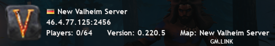New Valheim Server