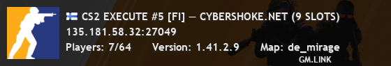 CS2 EXECUTE #5 [FI] — CYBERSHOKE.NET (9 SLOTS)