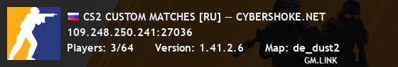CS2 CUSTOM MATCHES [RU] — CYBERSHOKE.NET