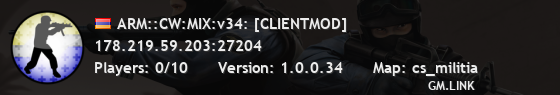 ARM::CW:MIX:v34: [CLIENTMOD]