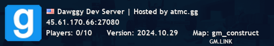 Dawggy Dev Server | Hosted by atmc.gg