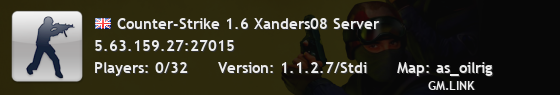 Counter-Strike 1.6 Xanders08 Server