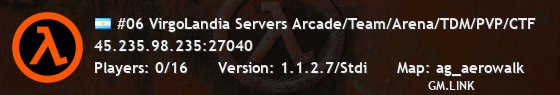 #06 VirgoLandia Servers Arcade/Team/Arena/TDM/PVP/CTF