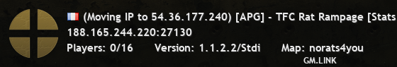 (Moving IP to 54.36.177.240) [APG] - TFC Rat Rampage [Stats|Hoo