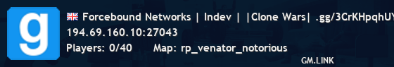 Forcebound Networks | Indev | |Clone Wars| .gg/3CrKHpqhUY