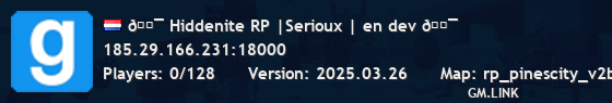 💯 Hiddenite RP |Serioux | en dev 💯