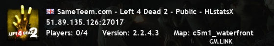 SameTeem.com - Left 4 Dead 2 - Public - HLstatsX