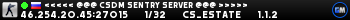 <<<<< @@@ CSDM SENTRY SERVER @@@ >>>>>