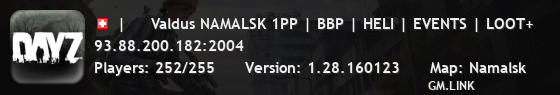 |     Valdus NAMALSK 1PP | BBP | HELI | EVENTS | LOOT+