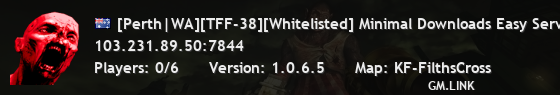 [Perth|WA][TFF-38][Whitelisted] Minimal Downloads Easy Server F