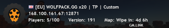 [EU] WOLFPACK.GG x20 | TP | Custom
