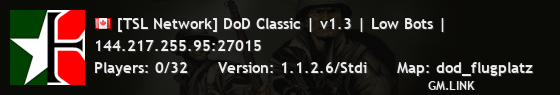 [TSL Network] DoD Classic | v1.3 | Low Bots |