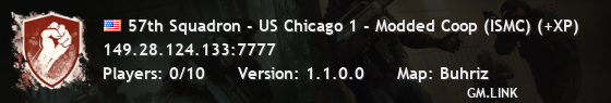 57th Squadron - US Chicago 1 - Modded Coop (ISMC) (+XP)